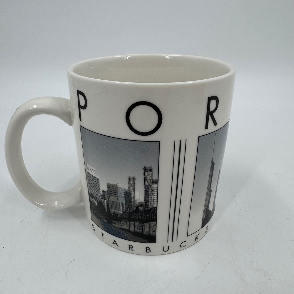 Starbucks Portland Coffee Mug City‎ Scenes Barista Series 2005
